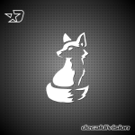 Baby Fox Sticker
